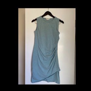 Synergy organic clothing size small heather blue / sky blue / light blue dress